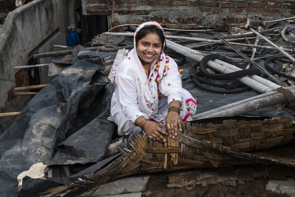 smiling woman