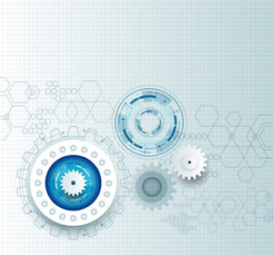 Digital art of cogs