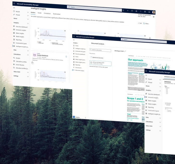 Desktop screen with overlapping open windows
