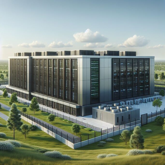 AI-generated image of a datacenter